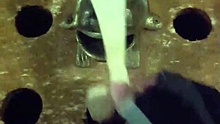 Rana's getting a facial fuck and cumshot given by hand with gloves