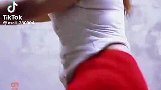 I hired this prostitute and her panties are marking my crown so nicely.