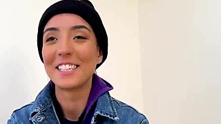 My best friend sasha tatcha sucks my dick with passion. Petite teen enjoys big ass pov blowjob.