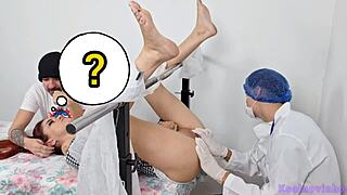 Gynecologist Fucks Cuckold's Wife During Exam