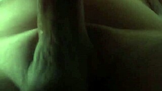 milf gets close up creampie in doggystyle