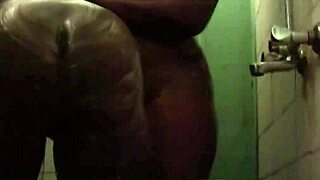 i watch nelly and natasha shower in the bathroom, their big tits and asses so hot uh