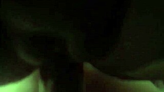 milf gets close up creampie in doggystyle