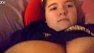 Feeling the thrill as unholyphoenix99556 licks her big tits