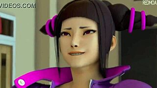 Cammy Dominates Yuri With Futanari Cock In Intense Lesbian Sex Fight