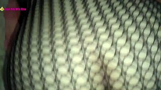 Doggystyle With Big Balls, Bent Over BBW Wife In Fishnets, Latina MILF Moaning Loudly 😈