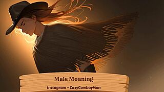 Male Moaning Loudly During Orgasm!