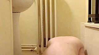 2024 European Housewife Endures Double Penetration with Toys in Humiliating Scene