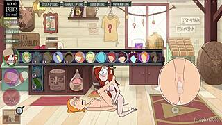 Eropharaoh Depicts Pregnant Summers Birthday With Rick And Morty Wendy In Gravity Falls