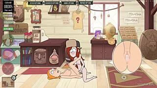 Eropharaoh Depicts Pregnant Summers Birthday With Rick And Morty Wendy In Gravity Falls