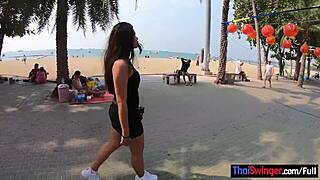 Asian Teen Amateur Films with Tourist in Thailand
