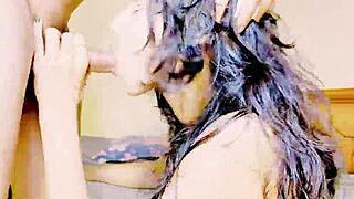 Morena seduced that big cock guy off camera to fuck her tight ass, wow what an orgasm!