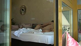 Old man fucks his step daughter in bed – taboo fun?