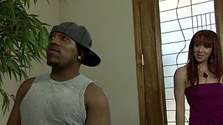 Gessica Takes Anal From Big Black Cock