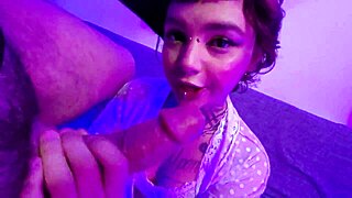 Cute Alt Teen 18+ Blows And Fucks Guy In POV, Ending With Anal And Creamy Cum Facial
