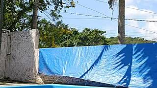 Harmonie Barzs Ebony Petite Gets Handjob And Facial In First Interracial Casting