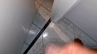 My friend in the shower, I couldn't resist her big ass.