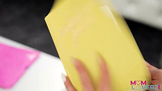 Stepmom's secret pictures with her creampie lover