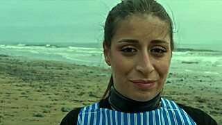 beautiful italian babe silvia soprano explores domination on norwegian beach