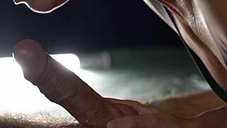 Depraved slut sucks and licks big cock balls 😈