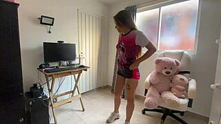 Ex Boyfriend Enters House, Waits in Room to Fuck Latina Hard