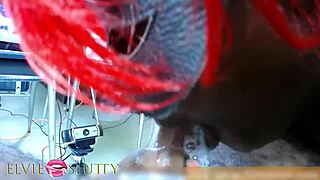 Horny slut comes home begging for rough anal