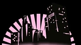 Goth girls explore their friend's new boyfriend in a fun way