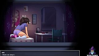 summertime mia enjoys pillow humping in sexy outfit