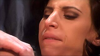 Brunette Rides Bareback While Deepthroating Passionately