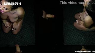 Feeling the thrill as Jay swallows eight intense cumshots.