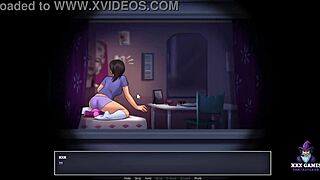 summertime mia enjoys pillow humping in sexy outfit