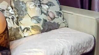 what's this skinny milf wife doing in her homemade video with her big ass and monster cock?