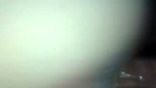 wife bent over in doggystyle on the sofa so horny