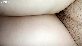 Gretala Descriptively Flashes Her Pussy Featuring Natural Regrowth