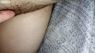 Gretala Descriptively Flashes Her Pussy Featuring Natural Regrowth