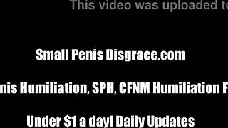 your tiny cock on display for three hotties