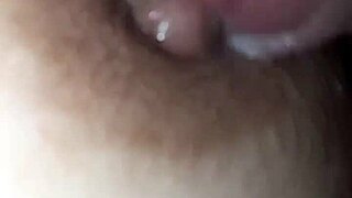 Wow, look at that nipple covered in saliva and the glans glistening!