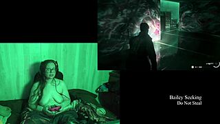 naked bbw with big tits plays games at lake house 😏