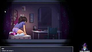 summertime mia enjoys pillow humping in sexy outfit