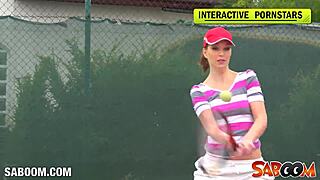 Young Euro Redhead in Atraining Fuck