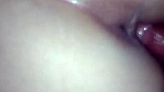 wife bent over in doggystyle on the sofa so horny