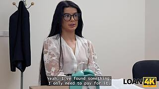 loan4k swears last office fuck with teen