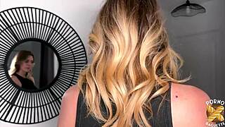 Alva Jolie MILF satisfies two men in MMF threesome