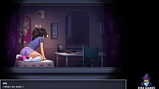 summertime mia enjoys pillow humping in sexy outfit