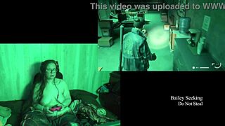 naked bbw with big tits plays games at lake house 😏