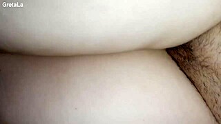 Gretala Descriptively Flashes Her Pussy Featuring Natural Regrowth