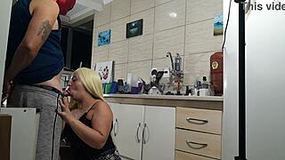 fucking hot stepmother in the kitchen