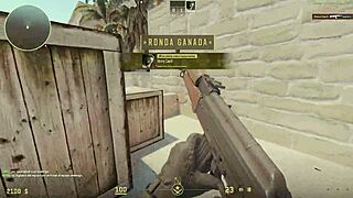 jugador de counter con 1500hs es garchado por un novato de 250hs