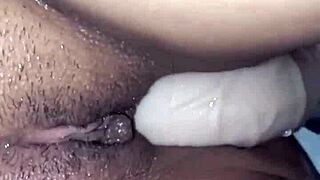 Taking a shower when neighbor SLAMS his cock in my mouth