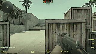 jugador de counter con 1500hs es garchado por un novato de 250hs